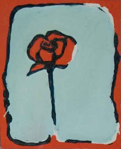 "Impasto Rose" t034