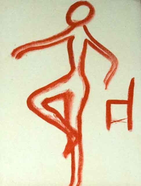 "Red Dancer II" t038